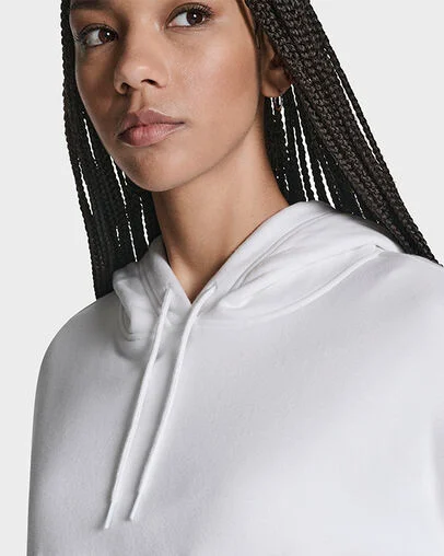 Chuck Taylor All Star Cropped Hoodie White, Detail View