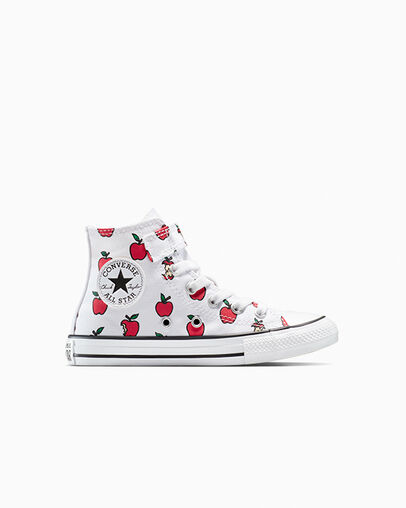 Chuck Taylor All Star Easy-On Allover Apples White/Red/Black, Outer Side View