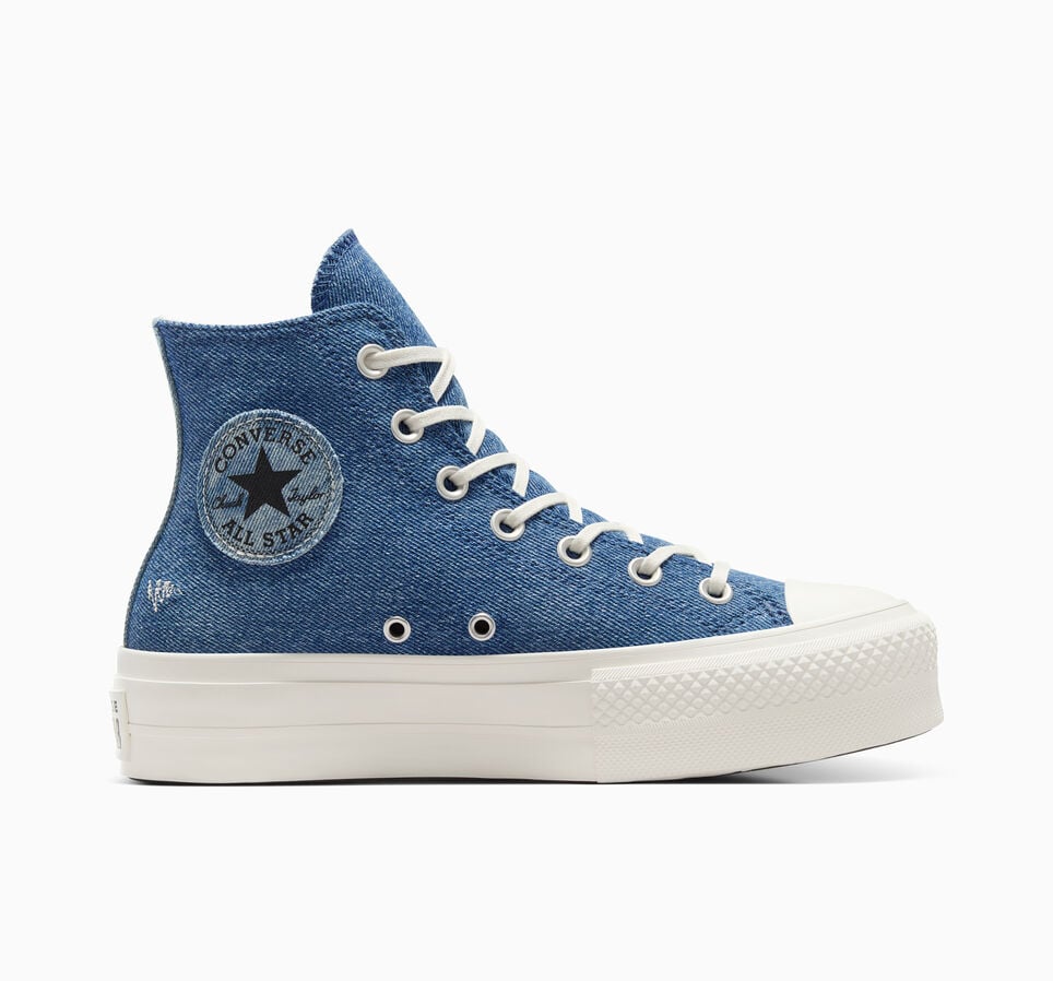 Chuck Taylor All Star Lift Denim Navy/Egret/Egret