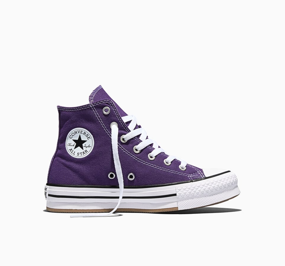 Chuck Taylor All Star EVA Lift Platform Canvas Blackberry Jam Purple/White/Egret
