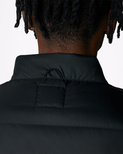 Convertible Polyester Down Jacket Converse Black