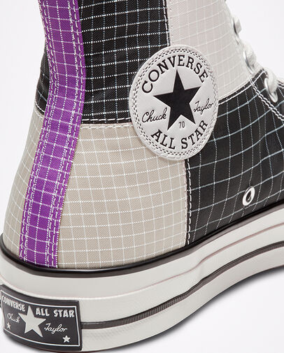 Quad Ripstop Chuck 70 Black/Egret/Oyster Grey