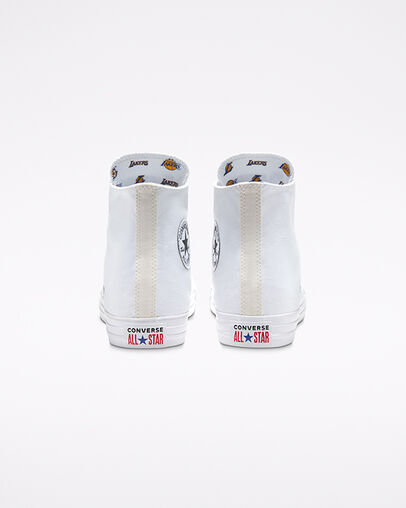 Los Angeles Lakers Converse x NBA Chuck Taylor All Star White/White/White