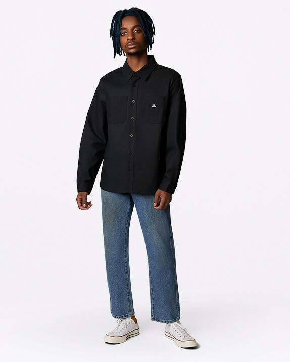 orange converse shirt