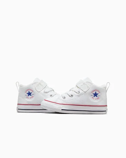 Chuck Taylor All Star Malden Street Easy-On Canvas White/Red/Blue, Detail Angle View
