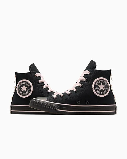 Chuck taylor All Star Pink Ribbon Black/Blush Hush/Black, Detail Angle View