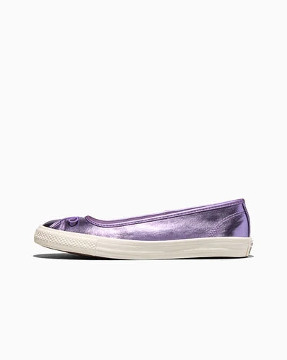 Chuck Taylor All Star Dainty Ballerina Metallic Lilac Metallic/Egret, Inner Side View