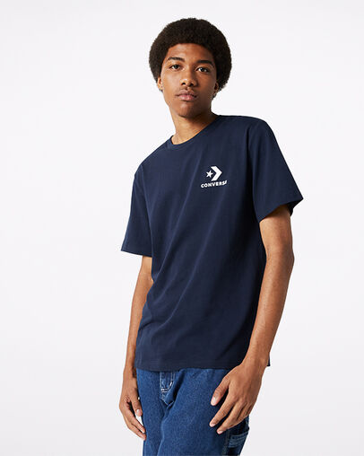Stacked Logo Tee Obsidian