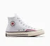 Chuck 70 Canvas & Suede White/ Ghost Town Grey/ Red
