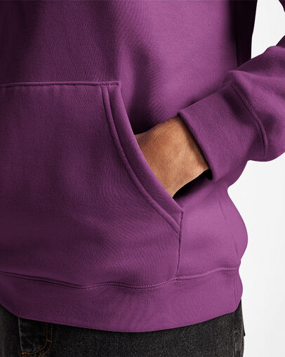 Converse Go-To Embroidered Star Chevron Standard-Fit Fleece Hoodie Quantum Violet, Detail View