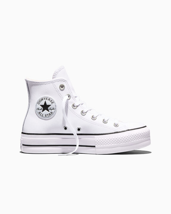Heve♡2025AW Functure lether PT Platform Leather Shoes. Converse.com
