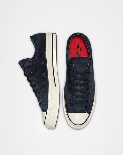 Chuck 70 Velvet Low Top Dark Obsidian/Egret/Black