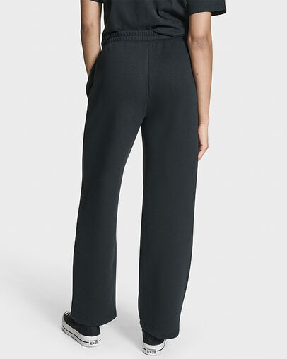 Barrel Leg Sweatpants Black