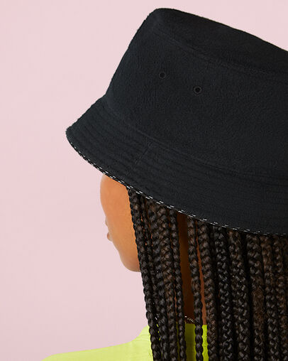 Fleece Bucket Hat Converse Black