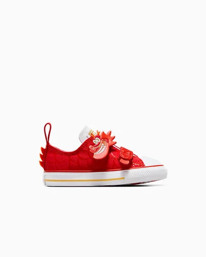 Chuck Taylor All Star Easy-On Lunar New Year Dragon Red/White/Gold, Outer Side View
