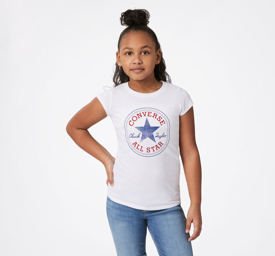 Chuck Taylor Patch T-Shirt White/Blue