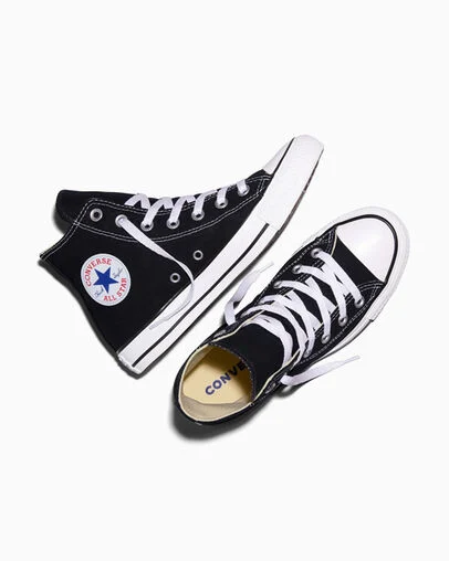 Chuck Taylor All Star Canvas Black, Angled View