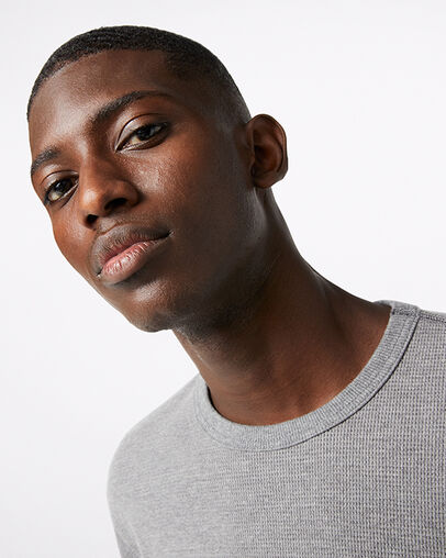 Thermal Waffle Crew Mason Heather