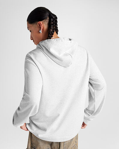 Retro Hoodie Light Retro Grey Heather, Back View