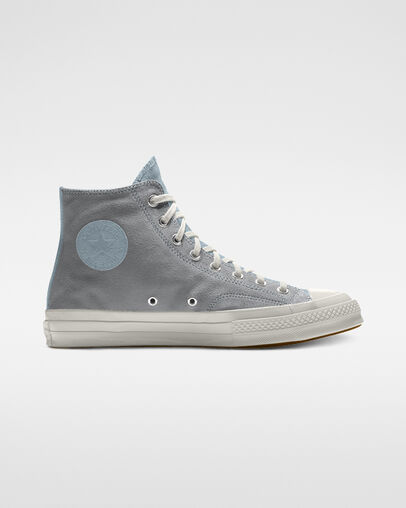 Custom Chuck 70 Suede High Top dolphin