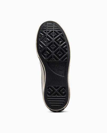 Chuck 70 Crafted Laces Black/Egret/Dark Matter, Outsole View