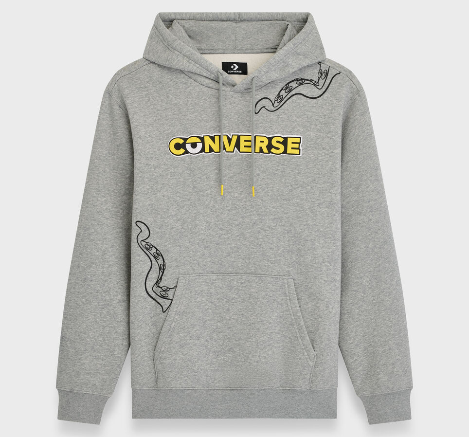 Converse x Minions Standard Fit Hoodie Vintage Grey Heather