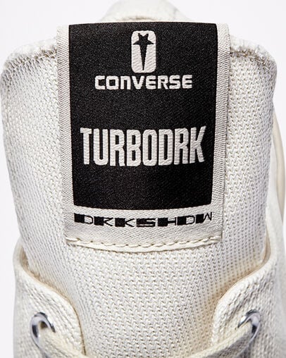 TURBODRK Chuck 70 Lily White/Egret/Black, Detail Angle View