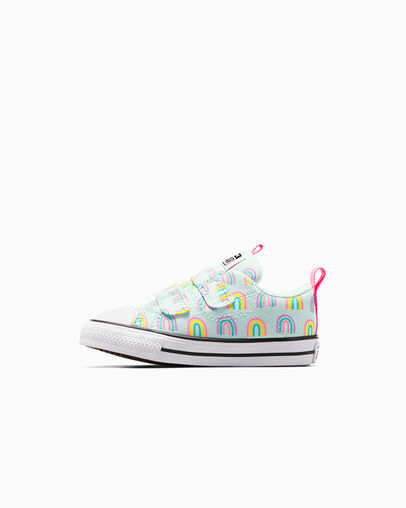 Chuck Taylor All Star Rave Easy-On Rainbows Chance Of Rain Blue/Oops! Pink, Inner Side View