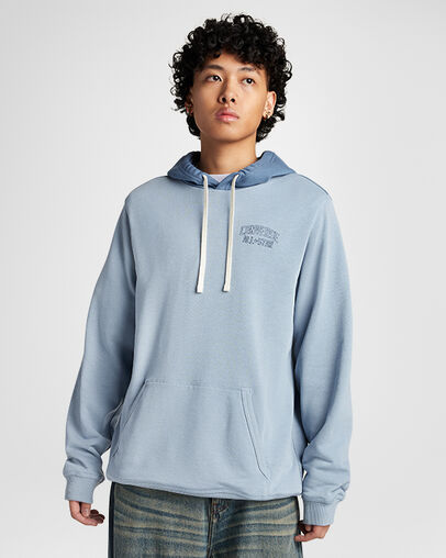 All Star Hoodie Wet Stone/Lakeside Blue, Front View