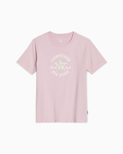 Floral Chuck Taylor T-Shirt Summit Pink, Front View