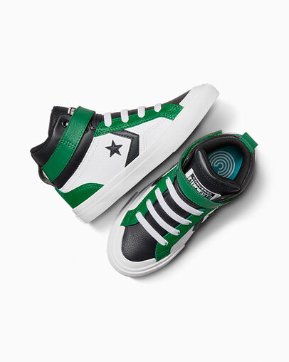 Pro Blaze Strap White/Green/Black, Angled View