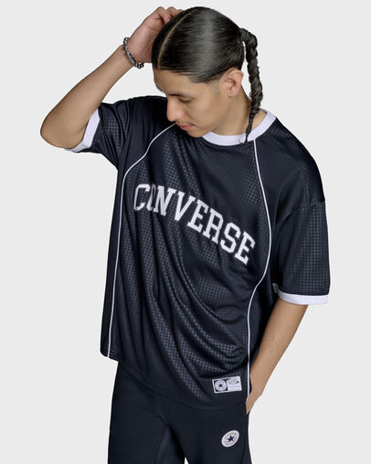 Retro Arch Jersey Black, Detail View