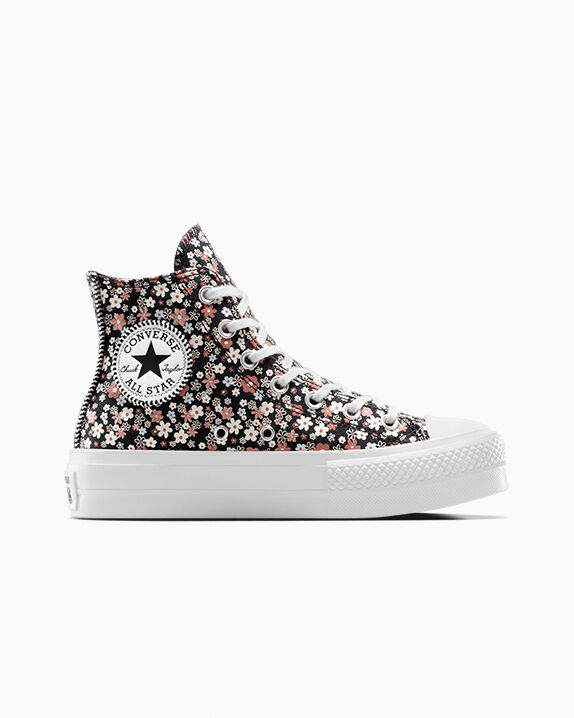 vintage floral platform chuck taylor all star high top