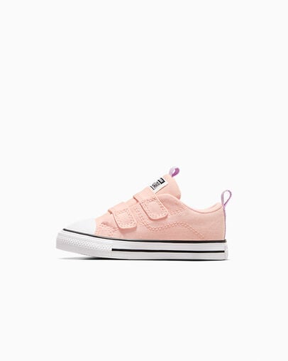 Chuck Taylor All Star Easy-On Butterflies Soft Peach/Grape Fizz/White, Inner Side View