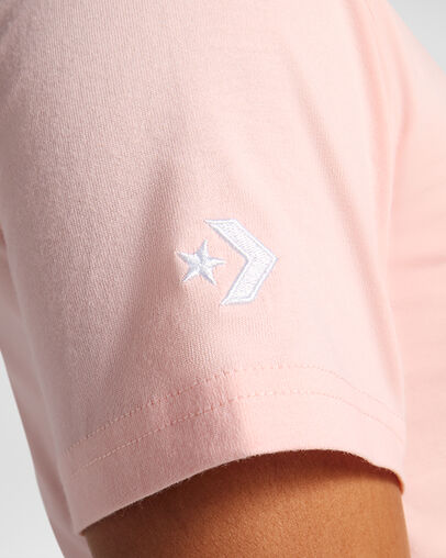 Y2K Heart Slim Fit T-Shirt Donut Glaze, Detail View