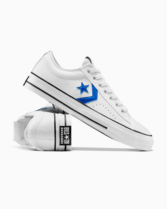 Star Player 76 Leather & Metallic Unisex Low Top Shoe. Converse.com