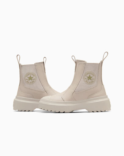 Chuck Taylor All Star Lugged Chelsea Boot Papyrus/Papyrus/Papyrus, Detail Angle View