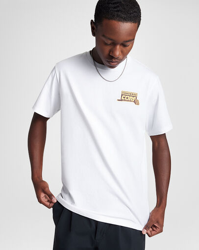 CONS Wasp T-Shirt White, Front View