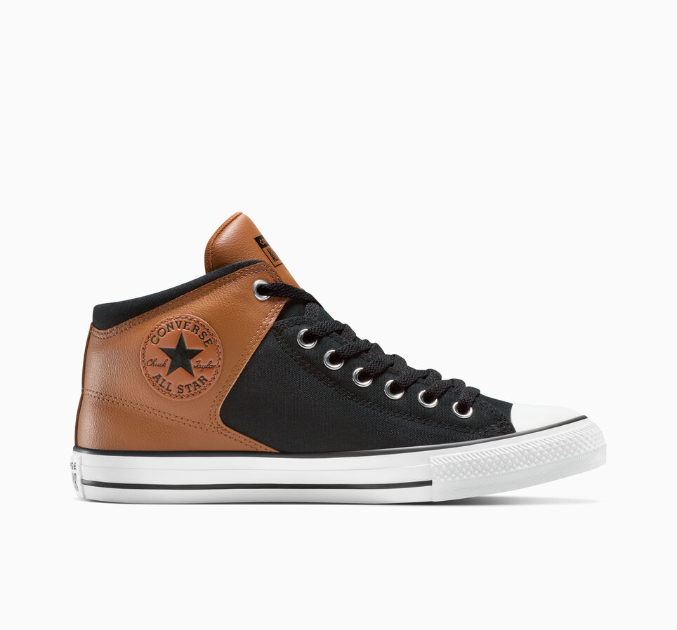 Chuck Taylor All Star High Street Suede & Canvas Warm Tan/Black/White