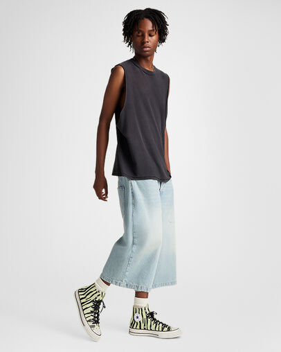 Glow-In-The-Dark Zebra Print Light Dune/Black/Egret, On Foot Shot 1