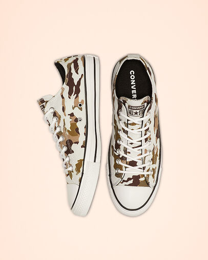 Allover Camo Chuck Taylor All Star Vintage White/Black/White