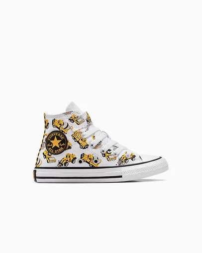 Chuck Taylor All Star Construction Truck Easy-On White/Black/Amarillo, Outer Side View
