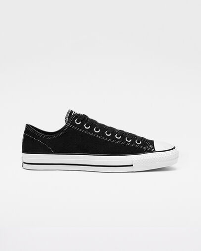 CTAS Pro Suede Low Top Black/Black/White