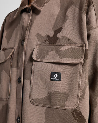 Camo Shirt Jacket Art Camo Aop, Detail View