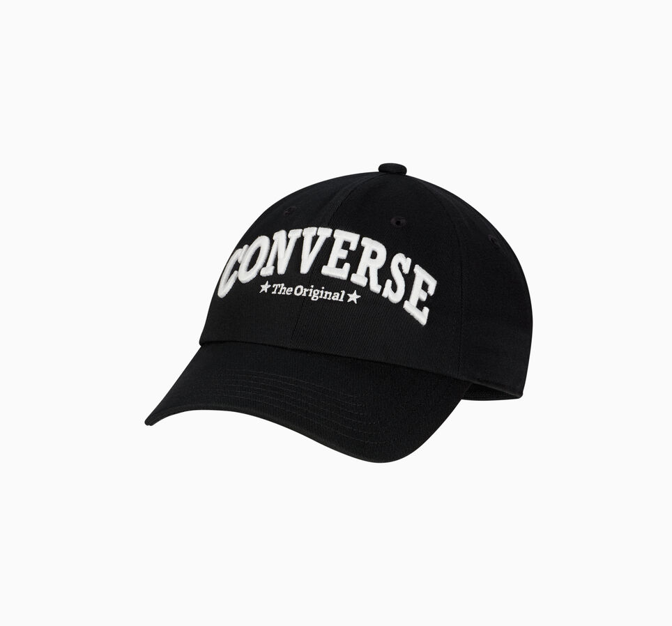 Heritage Graphic 6 Panel Baseball Hat Converse Black