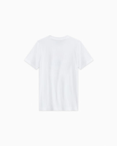 Chuck Patch Short Sleeve White, Back View