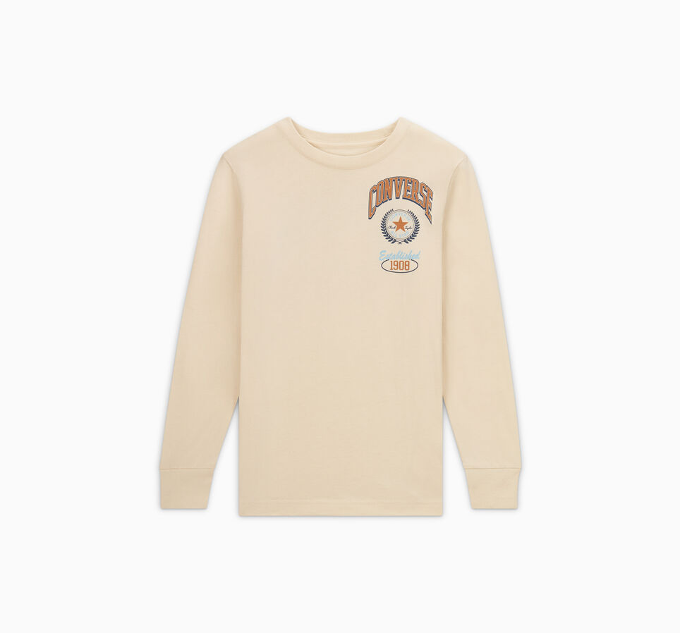 Sport Stack Long Sleeve T-Shirt Converse Natural Ivory