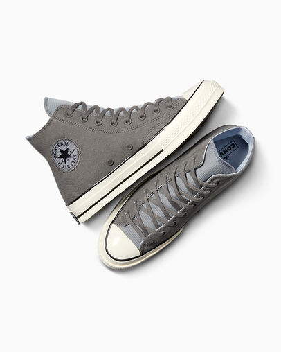 Chuck 70 Origin Story/Black/Cloudy Daze, Angled View