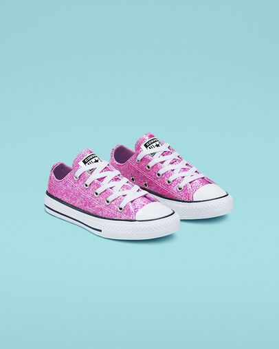 Coated Glitter Chuck Taylor All Star Lilac Mist/Black/White