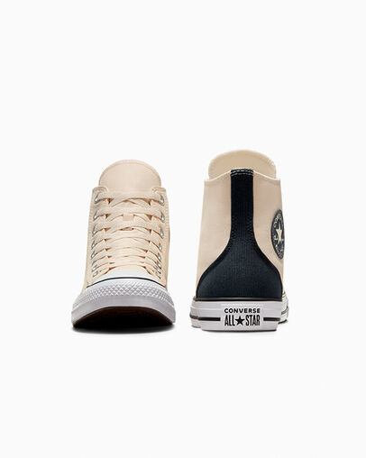 Chuck Taylor All Star Natural Ivory/Natural Ivory, Heel View